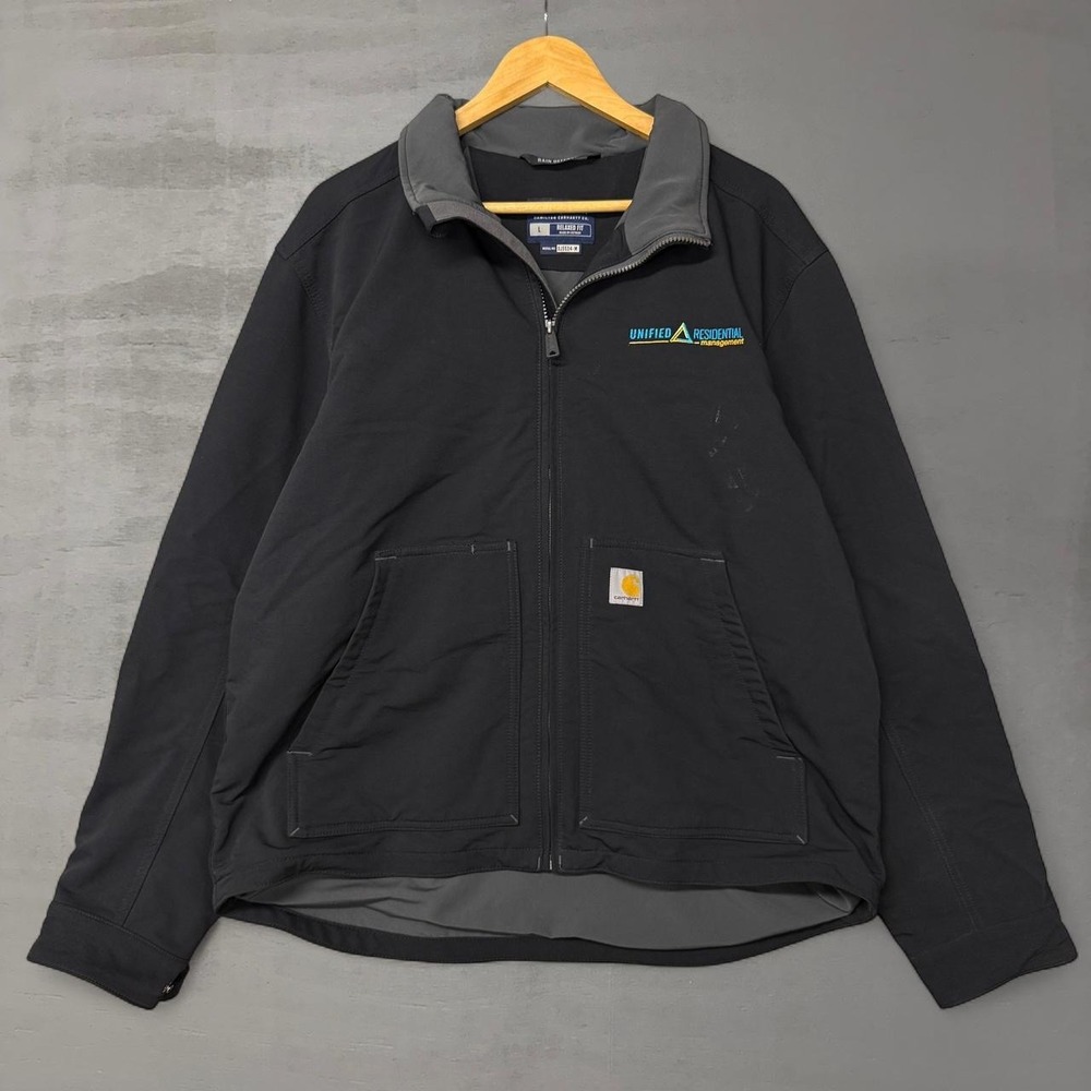 Carhartt Super‎ Dux Jacket Black Rain Defender Relaxed Fit OJ5534-M Large